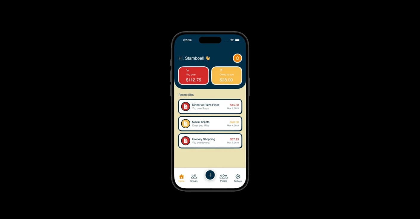 Split Bill App — project image